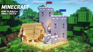 See how it is made! Minecraft Small Castle Tutorial How To Build In Minecraft 63 Youtube