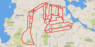 Der Kanadier Stephen Lund Malt Gps Bilder Mit Dem Fahrrad Kreative Zeichnungsideen Kanadier Bilder