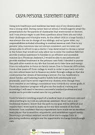Caspa Personal Statement Example That Will Show You How You Need To Write Your Persona Personal Statement Vision Statement Examples Personal Statement Examples