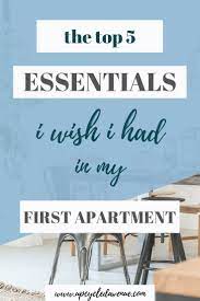 5 Essentials I Wish I Had In My First Apartment My First Apartment First Apartment I Wish I Had