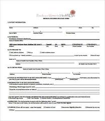 Medical Records Release Form 7 Free Pdf Documents