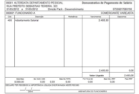 Nós tornamos a folha de pagamento simples. Demonntrativo De Pagamento De Salario Recibo De Pagamento Comprovante De Renda Baixar Modelo De Curriculo