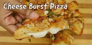 Cheese Burst Pizza Recipe How To Make Domino S Cheese Burst Pizza Recipe Pizza Recipes Wheat Pizza Dough Pizza