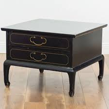 American Of Martinsville Black Lacquer Nightstand Loveseat Vintage Furniture San Diego Furniture Antique Furniture Decor