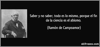 Saber Y No Saber Todo Es Lo Mismo Porque El Fin De La Ciencia