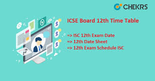 Icse board time table 2021: Isc Time Table 2021 Releasing Date Cisce Org 12th Date Sheet Exam Schedule Pdf
