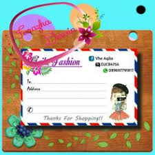 Tips membuat nota olshop agar menarik. 9 Label Pengiriman Ideas Kartu Nama Labels Logos