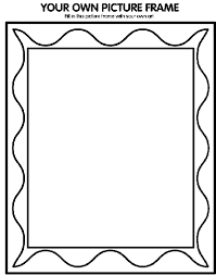I used the draw tool to import images and add custom text to my coloring page. Your Own Picture Frame Coloring Page Crayola Com