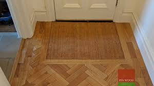 Integrated Doormat In Wood Flooring Doormat Well Flooring Door Mat Wood Floors