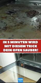 Wer Ungern Seinen Backofen Putzt Wird Diesen Tipp Lieben Strahlender Glanz Und Fast Keinen Finger K Backofen Putzen Backofen Reinigen Hausmittel Kuche Putzen
