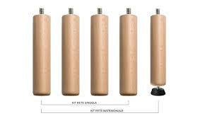 Rete per letto kura ikea. Kit Piedi Per Reti A Doghe Pr Sa In Legno Di Faggio Naturale Marcapiuma