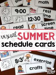 Visual Summer Schedule Printable This Reading Mama Summer Schedule Printable Kids Summer Schedule Kids Schedule