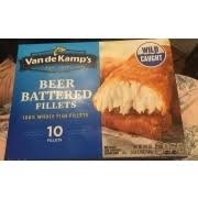 So are these any good?fish & chips review.#vandekamps#fish&chips#beerbatteredfish. Van De Kamp S Fish Fillets Beer Battered Calories Nutrition Analysis More Fooducate