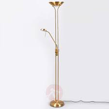 Josefin Led Stehlampe Mit Leseleuchte Messing Kaufen