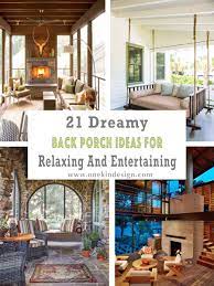 With some terra coat planters and wooden chairs, the ambiance is perfect for a romantic evening. 21 Dreamy Back Porch Ideas For Relaxing And Entertaining