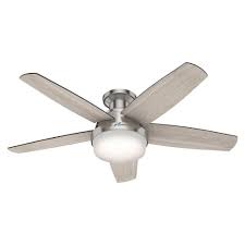 Hunter 48 avia low profile ceiling fan with led light and handheld remote. Hunter Fans 5068 Avia Ceiling Fan With Light Kit And Remote Control In Casual Style 48 Inches Wide By 12 3 Inches High