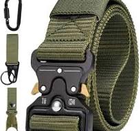 AivaToba Cintura Tattica Uomo Heavy Duty Nylon Cintura Militare Esercito  con Fibbia in Metallo a Sgancio Rapido per Caccia Trekking Esercizi  Sportive ...