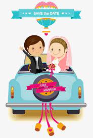 Pin Oleh Julia G Di Illustrations Gambar Pengantin Kartu Pernikahan Kartun