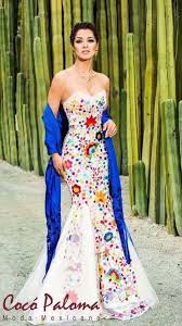 Mexican Embroidered Wedding Dress Embroidered Wedding Dress Mexican Dresses Mexican Wedding Dress