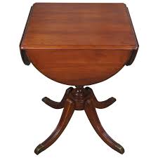 However, if it is real i don't want to paint it. Pennsylvania House Cherry Duncan Phyfe Four Sided Drop Leaf Side Accent Table For Sale At 1stdibs