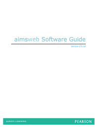Aimsweb Software Guide Version 2 5 10 Manualzz Com