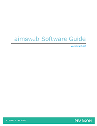 aimsweb software guide version 2 5 10 manualzz com