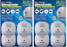 Bell & howell ultrasonic pest repeller kit 6 packfast & effective no harmful chemicalsodor freeplug it in drive pests outcomplete 6 piece home kitplease fell free to contact us with any questions before buying. 2 Pack Bell Howell 4 Pack Ultrasonic Pest Repellers Walmart Com Walmart Com
