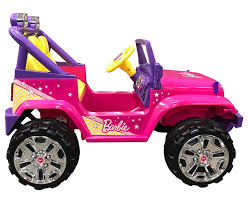 Barbie 12V Convertible Jeep Electric Ride On - Pink/Purple (THIS ITEM |  Toyworld Pakenham
