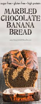 Healthy Marbled Chocolate Banana Bread Recipe Sugar Free Gluten Free Recipe Banana Bread Chocolate Banana Chocolate Banana Bread Recipe