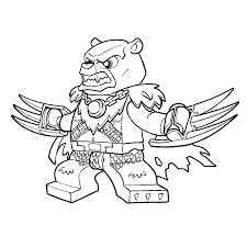 Chima Coloring Pages Bear Coloring4free Coloring4free Com