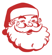 Santa Head Red Svg Picture Photo Svgimages Com Christmas Graphics Retro Christmas Christmas Clipart