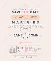 Create your own wedding invitation cards in minutes with our invitation maker. Vintage Wedding Invitation Card Template With Clean Simple Layout Illustration Royalty Free Cliparts Vectors And Stock Illustration Image 60681524