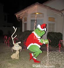 He's a grouchy green outcast who seeks to steal and destroy christmas for all the pain and misery it has caused him. Beautifull The Grinch Christmas Decoration Howthegrinchstolechristmasdecorati Grinch Christmas Lights Grinch Christmas Decorations Christmas Lawn Decorations