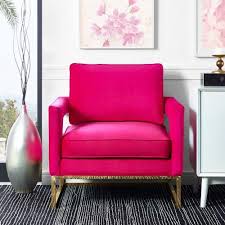 Check out fuschia velvet chair on etour.com. Hot Pink Fuschia Velvet Gold Legs Lounge Chair Pink Velvet Chair Velvet Chair Modern Style Living Room
