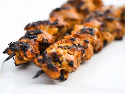 Smoky And Spicy Yogurt Marinated Chicken Kebabs Recipe Recipe Yogurt Marinated Chicken Chicken Kebab Recipe Marinated Chicken Kebabs