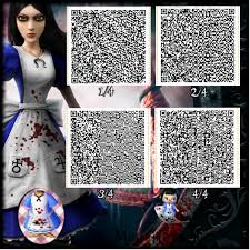 Alice Madness Dress Animal Crossing New Leaf Qr Code Animal Crossing Animal Crossing Qr Codes Clothes Animal Crossing Qr