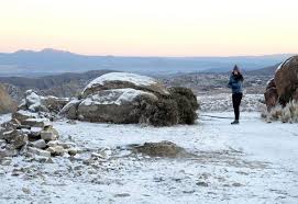 Zafé pero ver ese paisaje con nieve debe ser orgásmico también! La Nieve Volvio A Cubrir Las Altas Cumbres En Cordoba Chaco Dia Por Dia