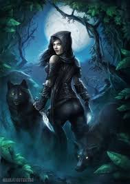 Wolf Assassin By Nimao On Deviantart On We Heart It Werewolf Girl Vampire Girls Fantasy Wolf