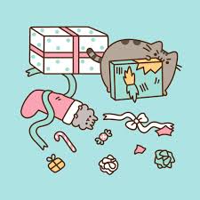 12 9 K Gilla Markeringar 96 Kommentarer Pusheen Box Pusheenbox Pa Instagram Oh The Joy Of Wrapping Presents With Kitt Pusheen Cute Nyan Cat Pusheen Cat
