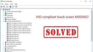 Solved Hid Compliant Touch Screen Missing Driver Easy