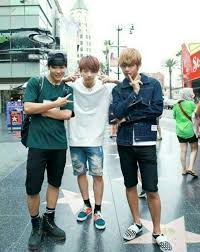 Jimin Jungkook V American Hustle Life Bts Predebut Bts Maknae Line Bts Jungkook
