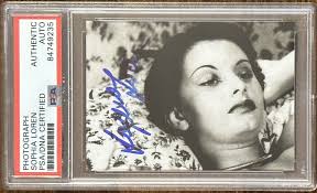 CELEBRITY AUTOGRAPHS PHOTOS PSA
