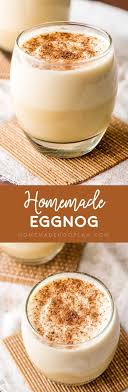 Homemade Eggnog Classic Eggnog Made With Egg Yolks Cream Milk A Heavy Pour Of Rum And Thickened With Whipped E Homemade Eggnog Eggnog Recipe Eggnog Drinks