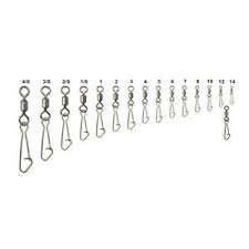 Details About 100pcs Snap Link Swivels For Fishing Tackle Hair Rigs Weights Safety Clips Black