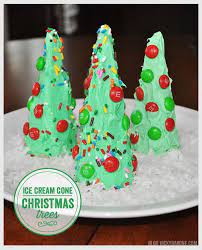 Ice Cream Cone Christmas Trees Vicky Barone Cone Christmas Trees Christmas Cones Frosted Christmas Tree