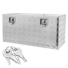 Stark 36 In Diamond Plate Aluminum Underbody Truck Tool Box 96031 The Home Depot In 2020 Truck Tool Box Underbody Tool Box Box Trailer