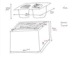 I had to go with a 21 sink base for a multitude of reasons. Drop In Sink And Minimum Base Cabinet Width