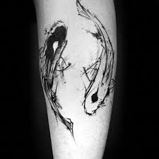 Aesthetic Black And White Small Koi Fish Tattoo Mens Sketched Warecolor Forearm Small Yin Yang Koi Fish Tattoo Ideas Koifish Shark Tattoos Tattoos For Guys Koi Fish Tattoo