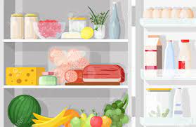 We did not find results for: Modern Refrigerator With Opened Door Full Of Various Daily Food Meat Dairy Products Eggs Fresh Fruits And Berries Pickles Content Of Fridge Colorful Vector Illustration In Flat Cartoon Style Royalty Free