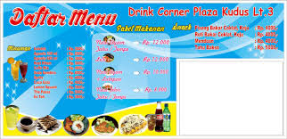Banner spanduk rumah makan restaurant cafe. Keren Contoh Spanduk Menu Makanan Dan Minuman Erlie Decor